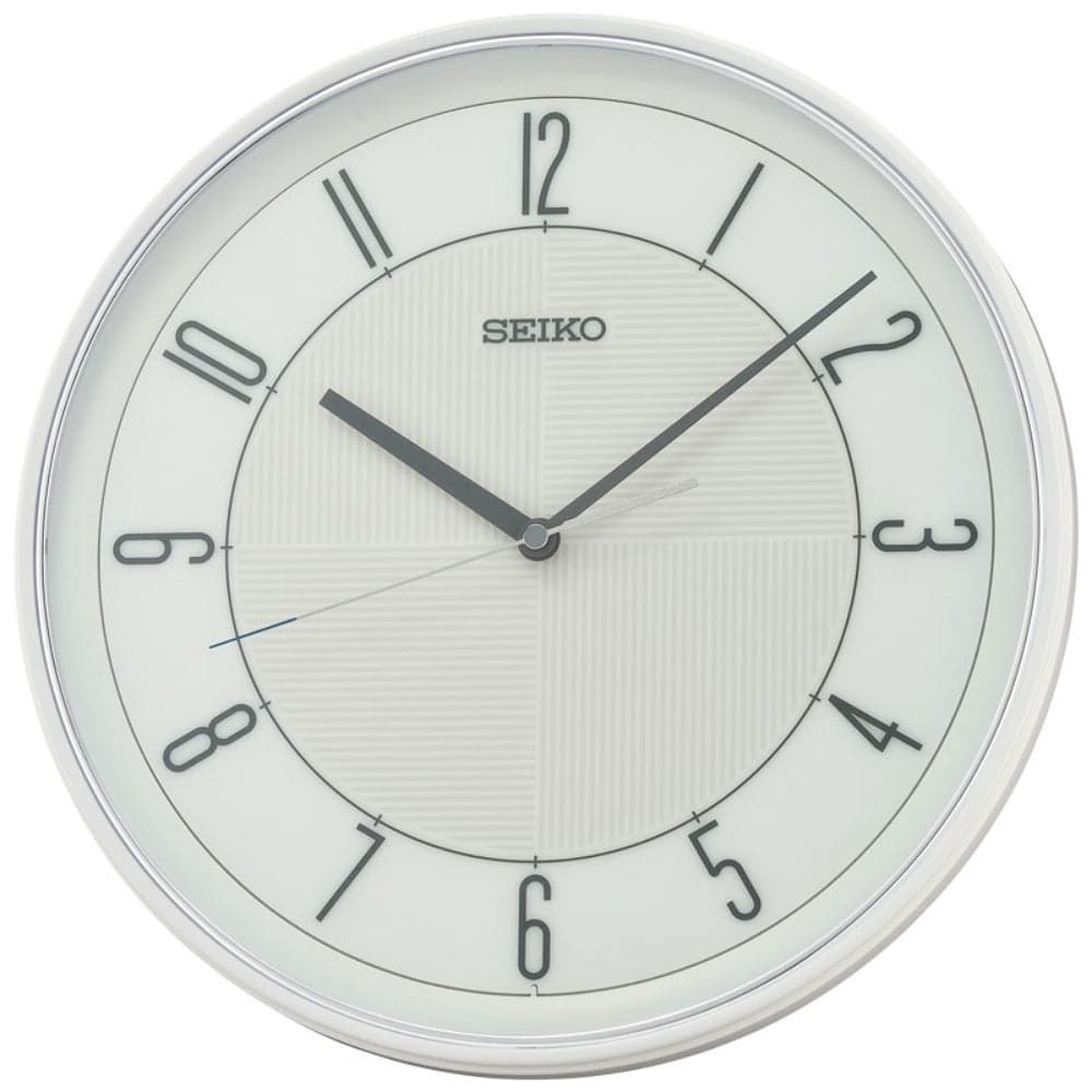 Seiko White Dial Round Wall Clock QXA816W