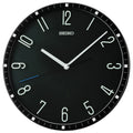 Seiko Black Dial Round Wall Clock QXA818K