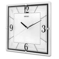Seiko White Dial Square Wall Clock QXA821W