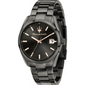 Maserati Attrazione Black Dial Stainless Steel Strap Men Watch R8853151015