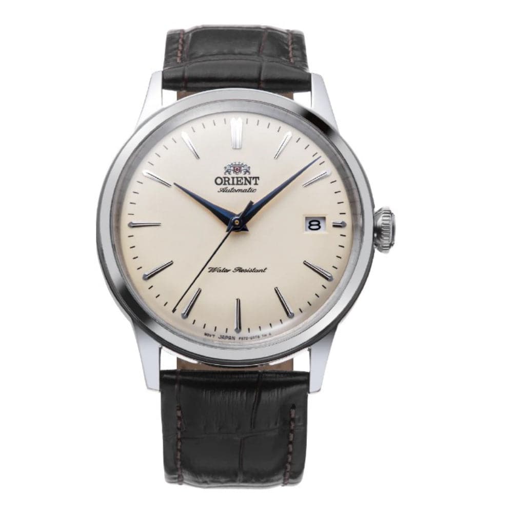 Orient Mechanical Claasic Black Leather Strap Men Watch RA-AC0M03S10B