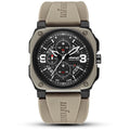 Infantry Revolution Series The Chrono Mater Dessert Silicone Strap Men Watch REVO-CHR-03-V3