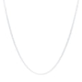 70cm 2mm Width Curb Chain Necklace in Sterling Silver