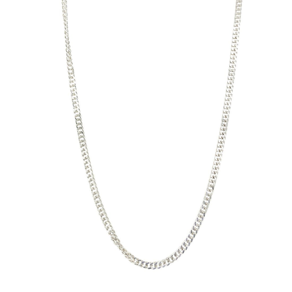 70cm 2mm Width Tight Curb Chain Necklace in Sterling Silver