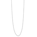 60cm Singapore Twist Chain Necklace in Sterling Silver