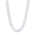 Sterling Silver Large Curb Chain Necklace 60cm