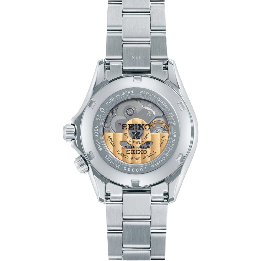 Seiko Prospex White Dial Silver Stainless Steel Strap Men Watch SPB409J1