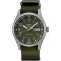 Seiko 5 Green Dial Nylon Strap Men Watch SRPG33K1P