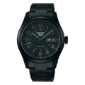 Seiko 5 Black Dial Stainless Steel Strap Men Watch SRPJ09K1P