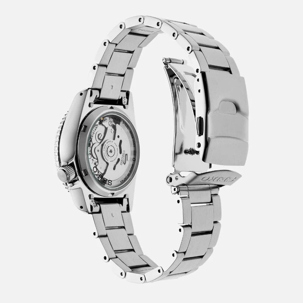 Seiko 5 Sports Silver Stainless Steel Strap Men Watch SRPK31K1P