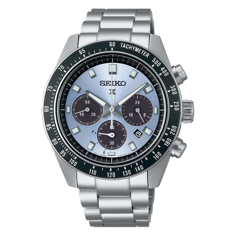 Seiko Prospex Blue Dial Silver Stainless Steel Strap Men Watch SSC935P1