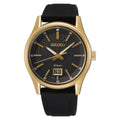 Seiko Sports Black Dial & Silicone Strap Men Watch SUR560P1