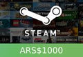 Steam Wallet Card ARS$1000 Global Activation Code