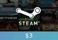 Steam Wallet Card $3 AR Activation Code