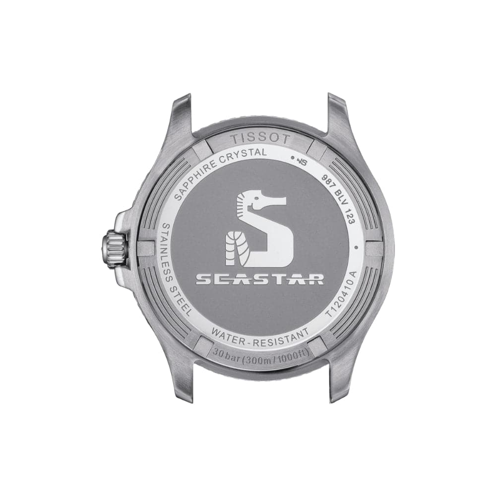 Tissot Seastar Black Dial Two-Tone Stainless Steel Strap Men Watch T1204102205100