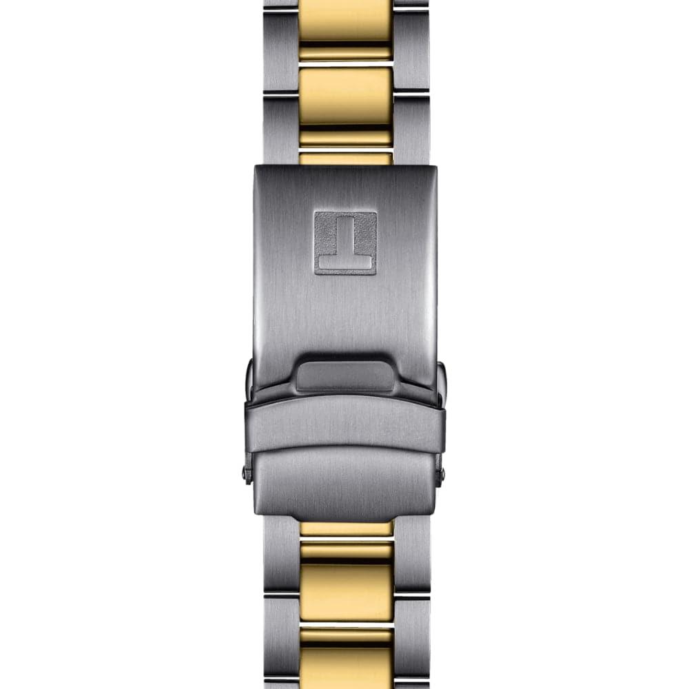 Tissot Seastar Black Dial Two-Tone Stainless Steel Strap Men Watch T1204102205100