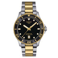 Tissot Seastar Black Dial Two-Tone Stainless Steel Strap Men Watch T1204102205100