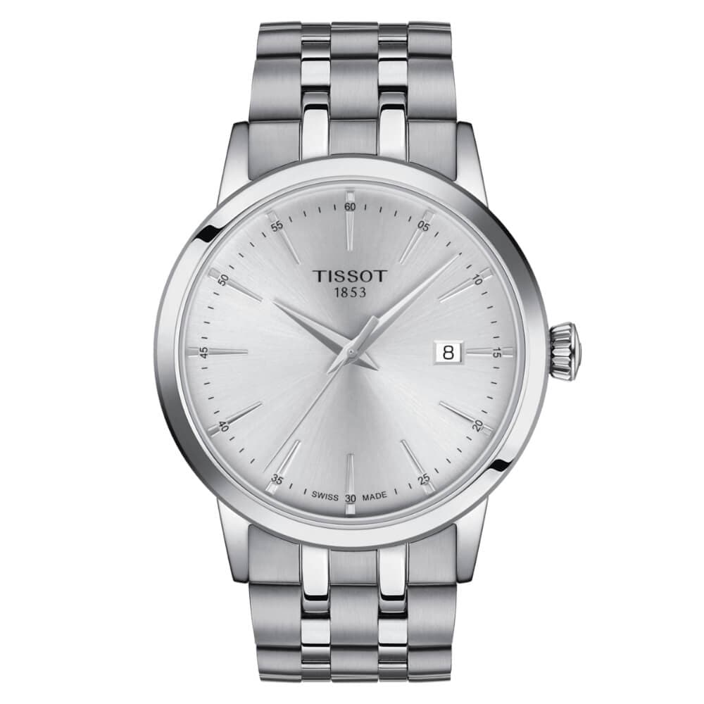 Tissot Classic Dream Silver Stainless Steel Strap Men Watch T1294101103100