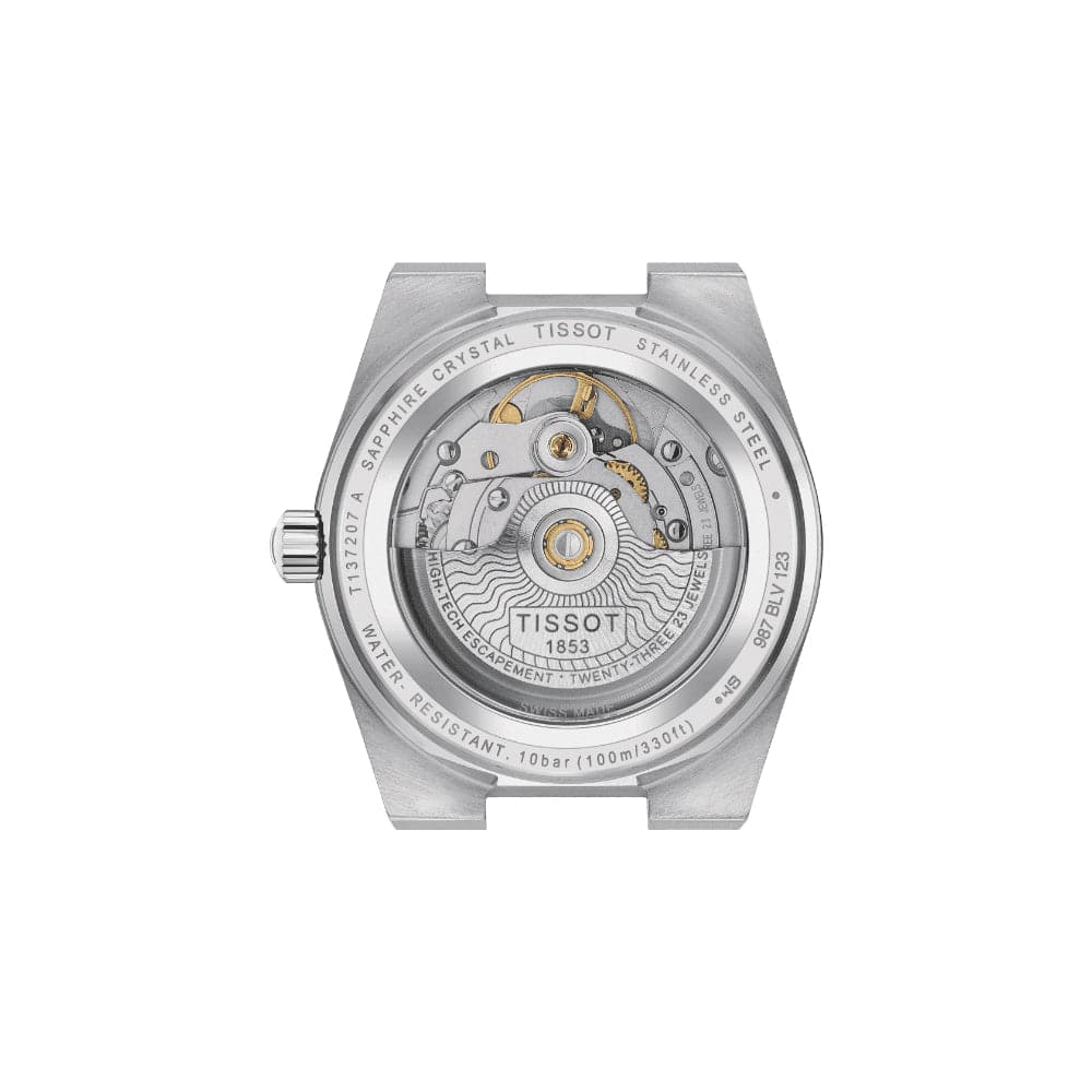 Tissot PRX Powermatic Silver Stainless Steel Strap Women Watch T1372071135100