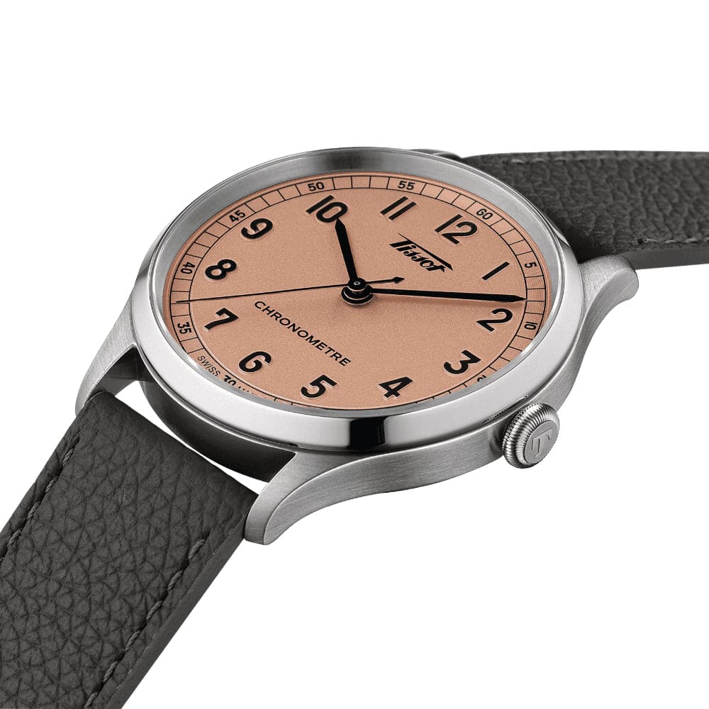 Tissot Heritage Bronze Dial Black Leather Strap Men Watch T1424641633200