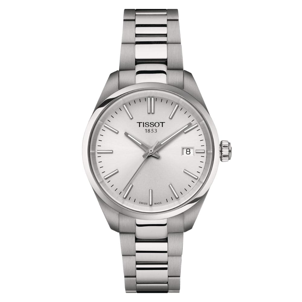 Tissot PR 100 Silver Stainless Steel Strap Women Watch T1502101103100