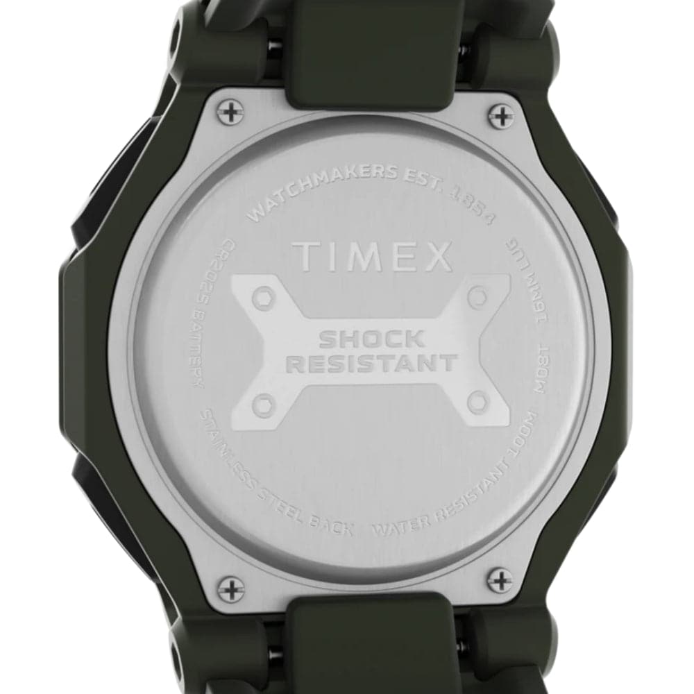 Timex Command Digital-Analogue Green Resin Strap Men Watch TW2V35400