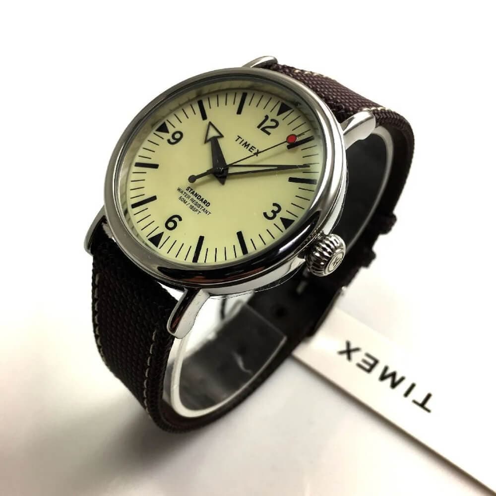 Timex Standard Black Fabric Strap Men Watch TW2V44100