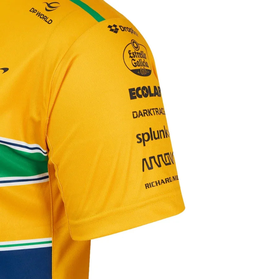 McLaren F1 Team Mônaco 2024 T-Shirt - Yellow Formula 1 F1 Formula One