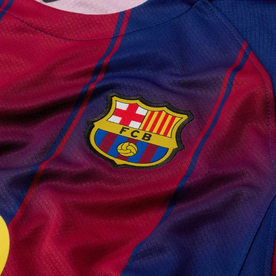 Barcelona Lamine Yamal 10 Home Fan Jersey 2025/26 - La Liga Patch