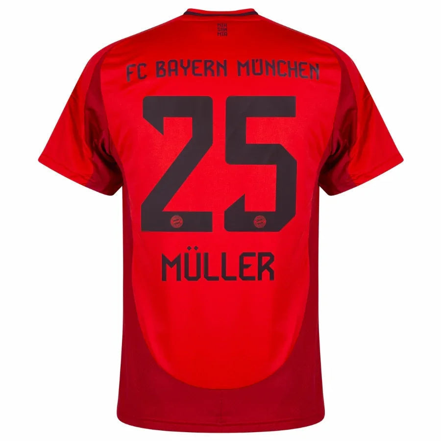Bayern Munich MÜLLER #25 Home Fan Jersey 2024/25
