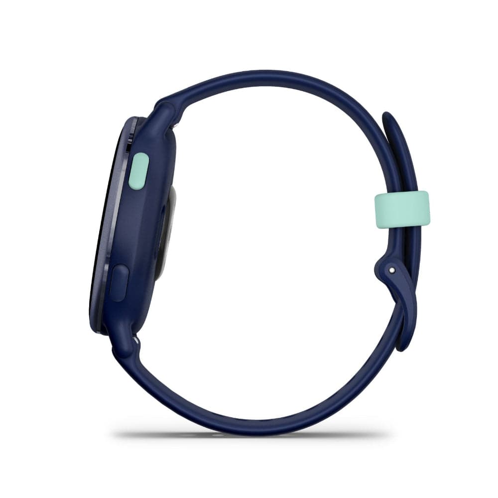 Garmin Vivoactive 5 Metallic Navy Aluminum Bezel with Navy Case and Silicone Band GM-010-02862-52