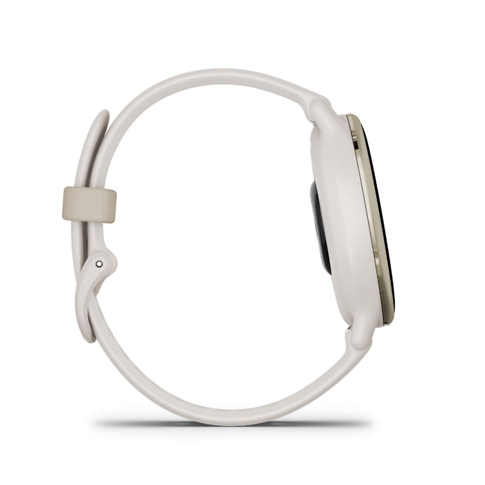 Garmin Vivoactive 5 Cream Gold Aluminum Bezel with Ivory Case and Silicone Band GM-010-02862-51