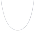 45cm Curb Chain in 9kt White Gold