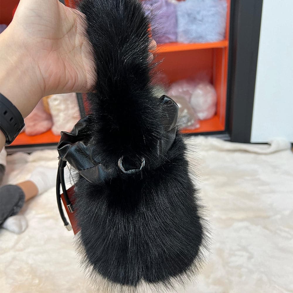AG Collective Fluffy Crossbody Handbag Fashionable Trendy Shoulder Bag