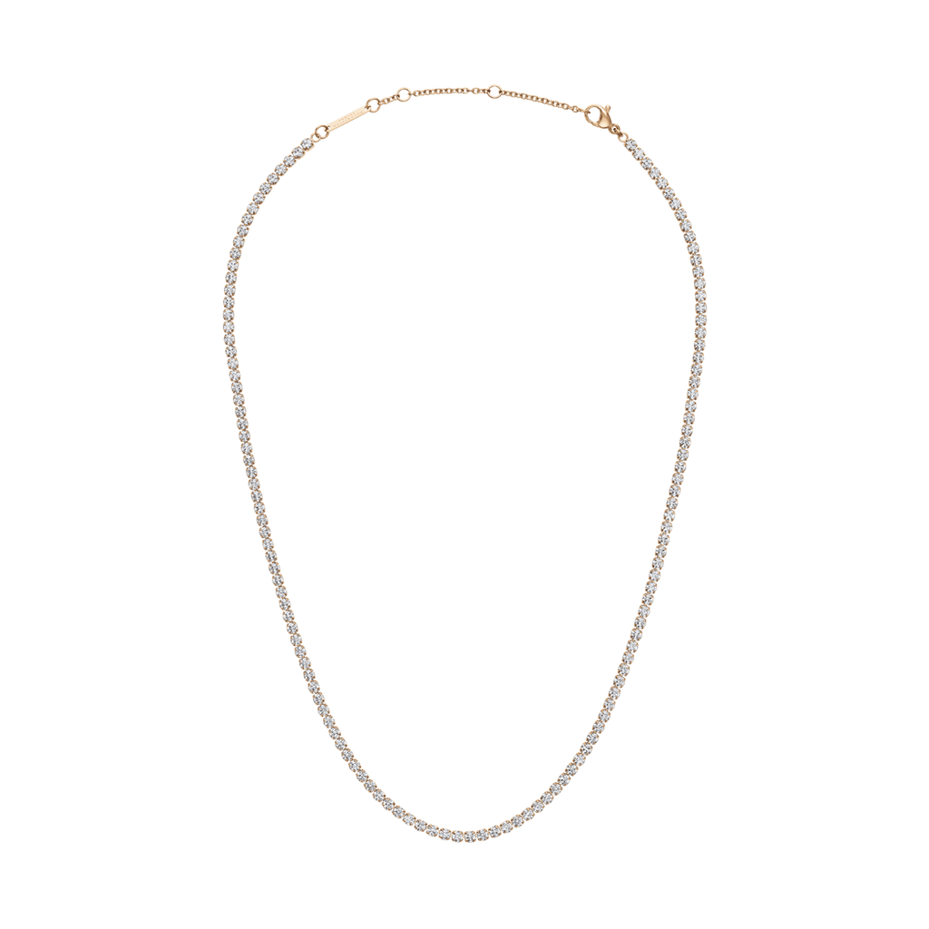 Daniel Wellington Classic Tennis Necklace Rose Gold