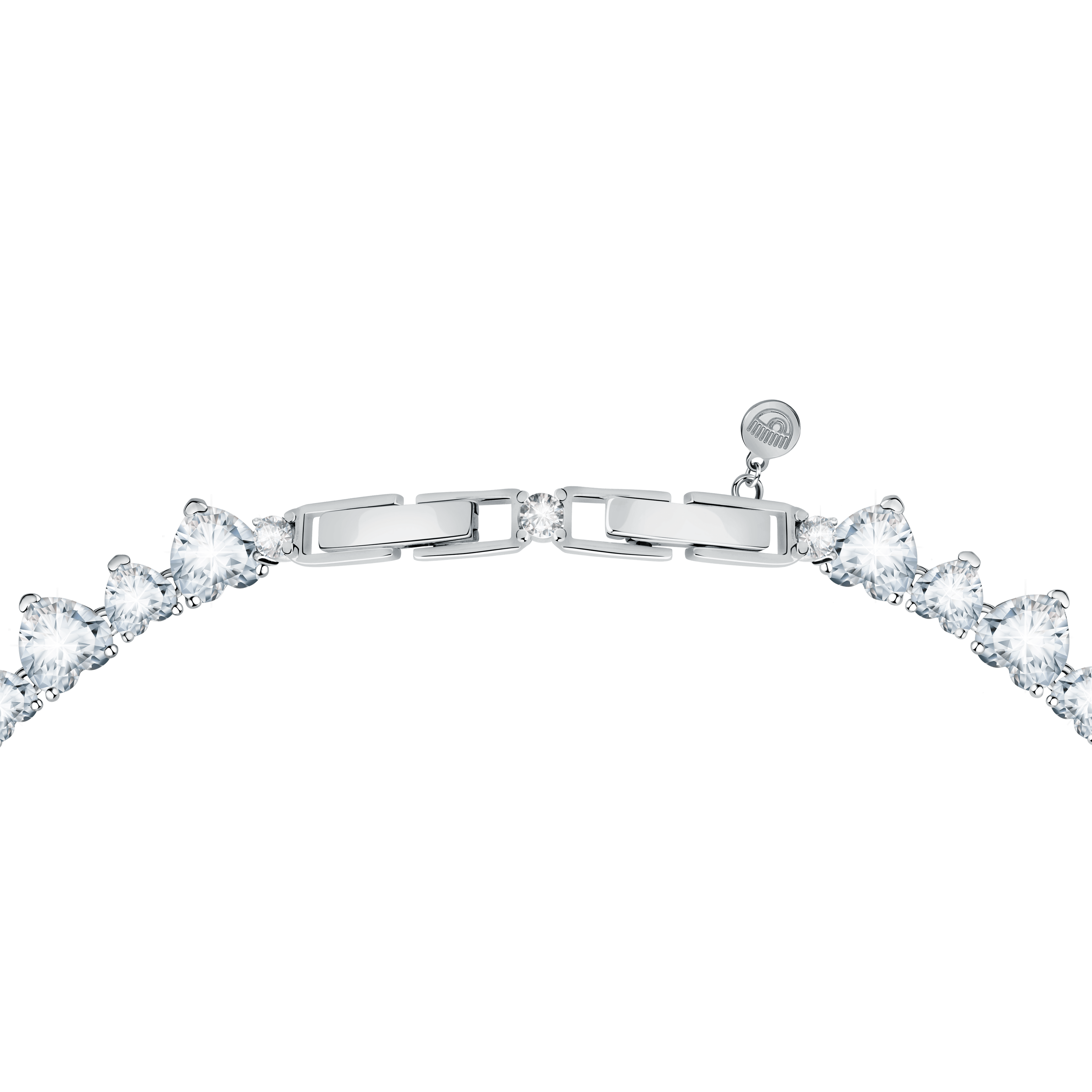 Chiara Ferragni Diamond Heart Silver Necklace