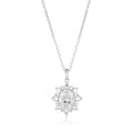 GEORGINI ICONIC BRIDAL ELOISE PENDANT SILVER