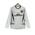 Flamengo 02/03 Goalkeeper Grey Jersey - Long Sleeve Retro Version