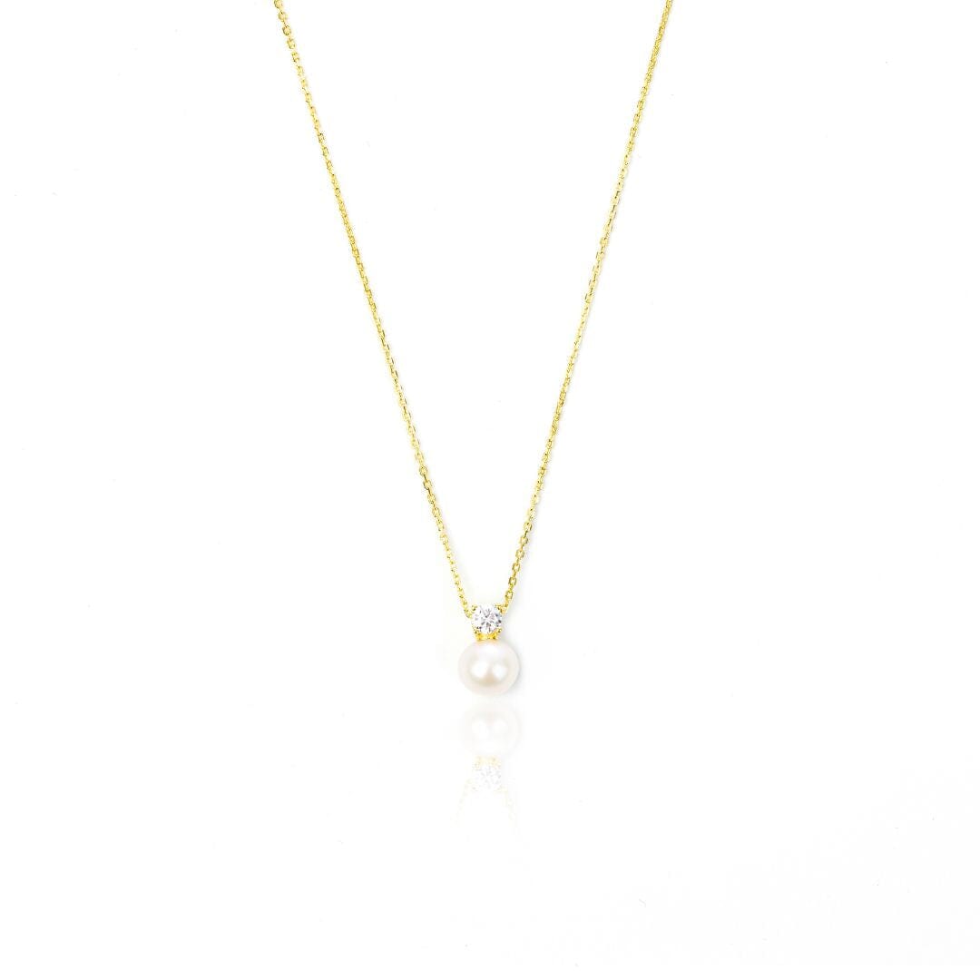 OCEANS NOOSA FRESHWATER PEARL NECKLACE GOLD