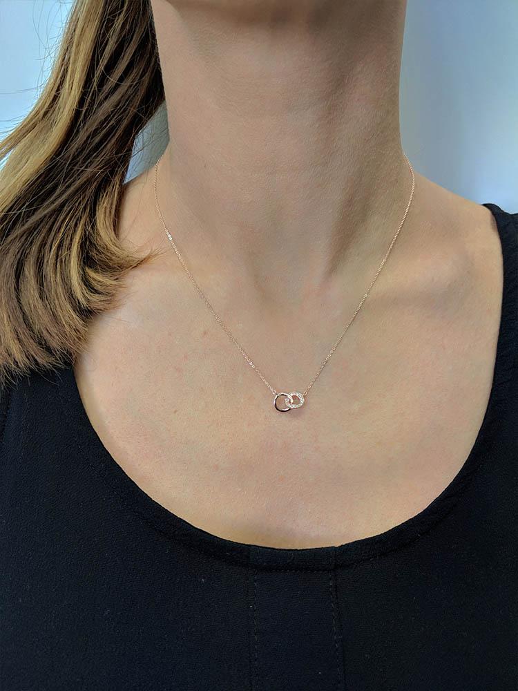 Georgini Lynx Rhodium Necklace