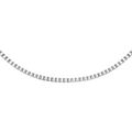 Daniel Wellington Elan Box Chain Necklace Long Silver