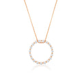 Georgini Circle of Life Rose Gold  Necklace