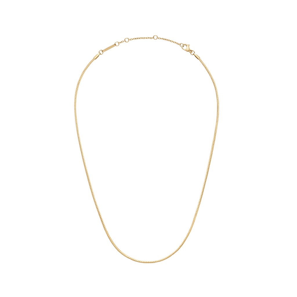 Daniel Wellington Elan Flat Chain Necklace Long Gold