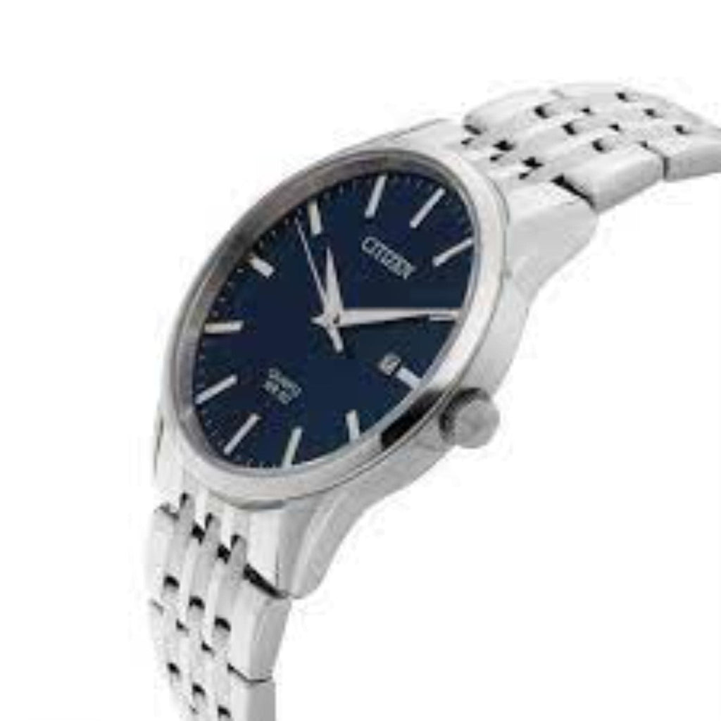 CITIZEN BI5000-87L BLUE DIAL STAINLESS STEEL BRACELET STRAP MEN'S WATCH