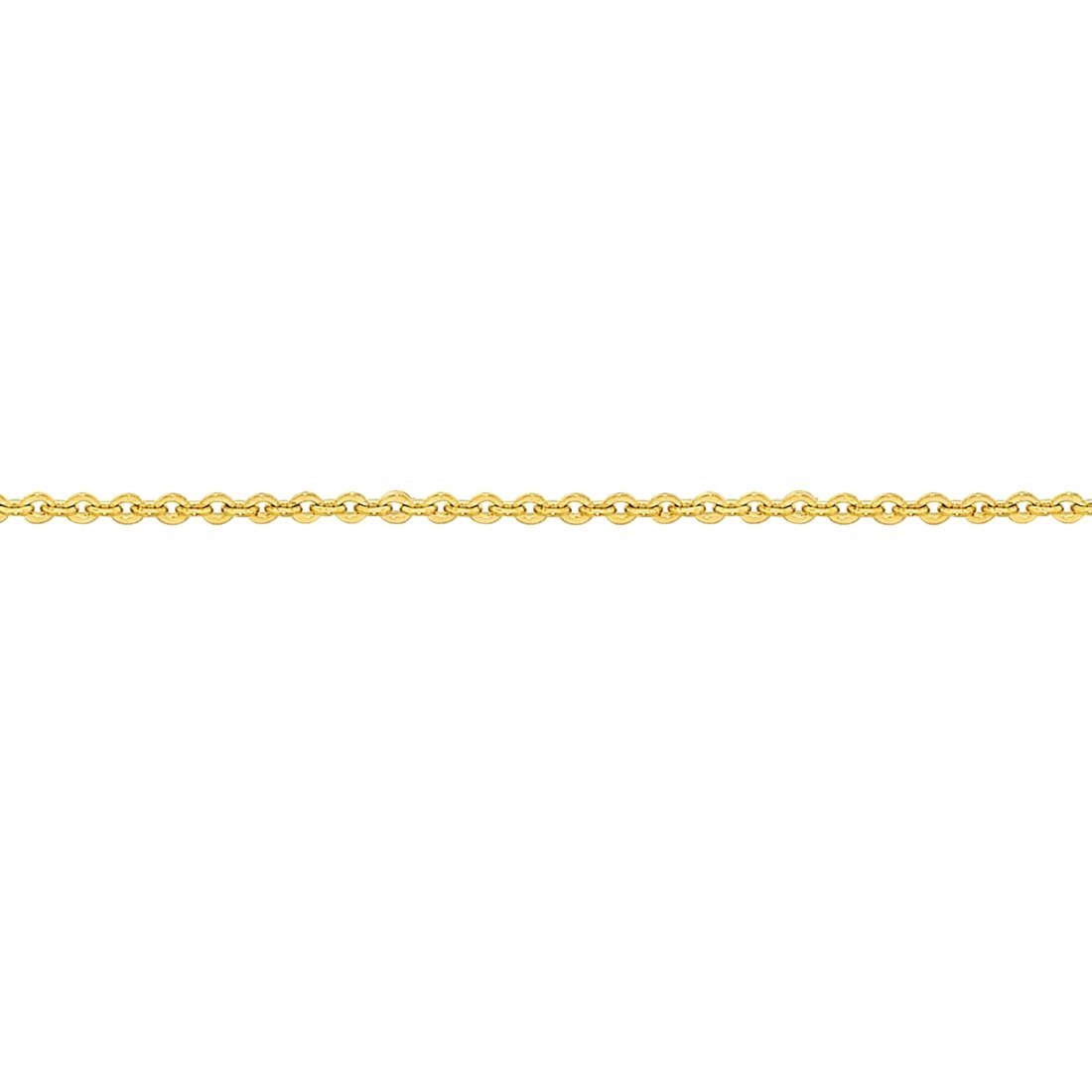 40cm Cable Chain in 9kt Yellow Bonded Gold