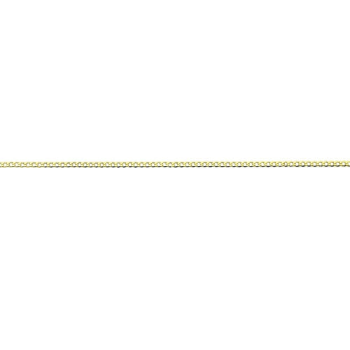 55cm Open Curb Chain in 9kt Yellow Bonded Gold
