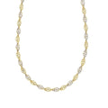 9kt Two Tone Gold Necklace Chain