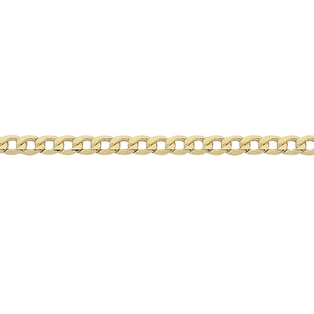 55cm Curb Chain in 9kt Yellow Bonded Gold