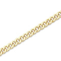 50cm Curb Chain in 9kt Yellow Bonded Gold