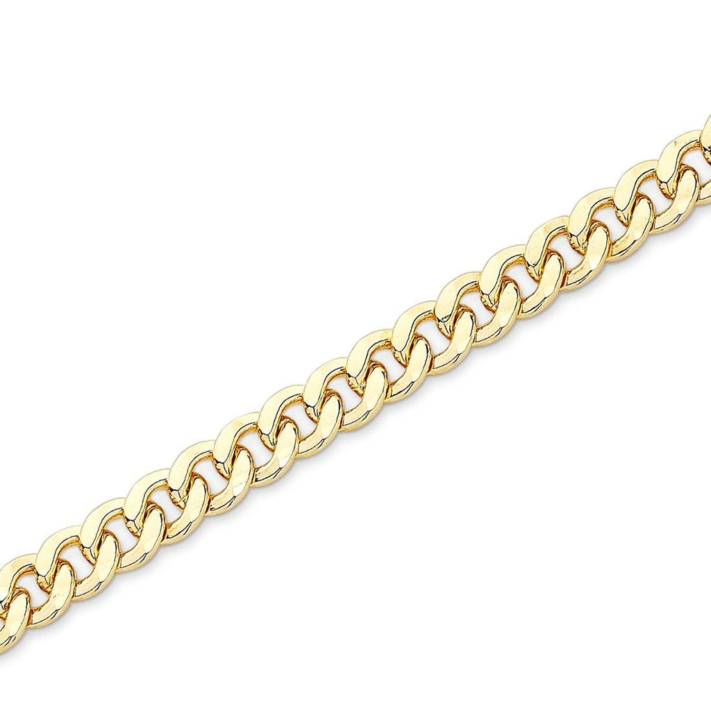 55cm Curb Chain in 9kt Yellow Bonded Gold